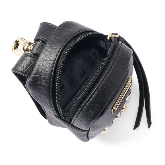 JUICY COUTURE Black Stud Backpack Key Chain Fob - Picture 3 of 5